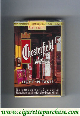 Chesterfield Light in Taste Southern Special cigarettes